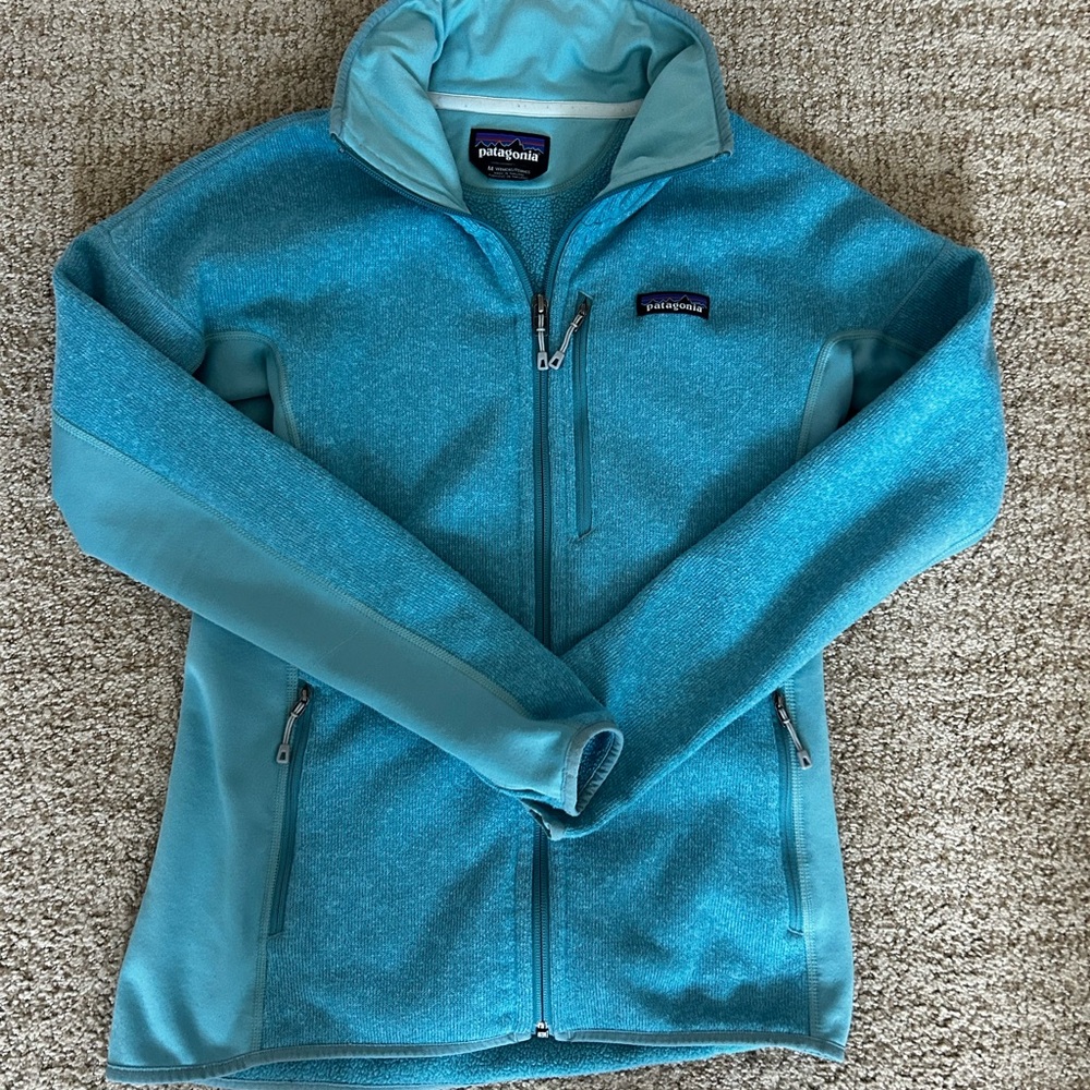 Patagonia Aqua Blue Fleece Jacket